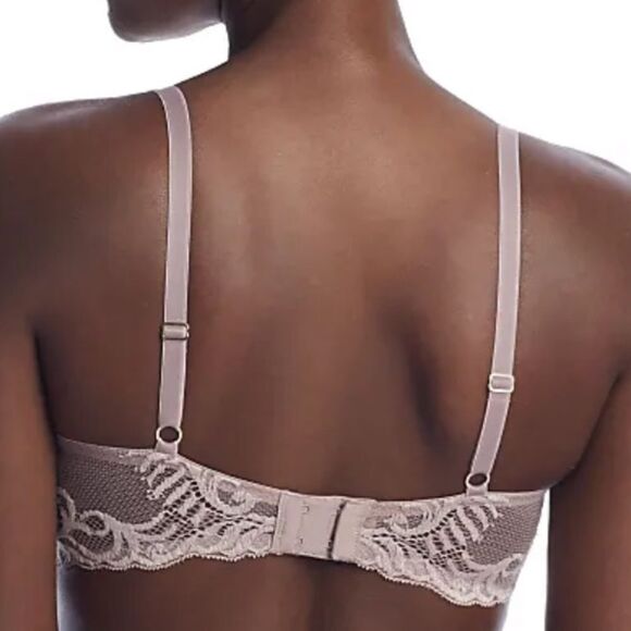 🆕 NATORI Feathers contour underwire bra in antique pearl pink (light mau… - Picture 4 of 10